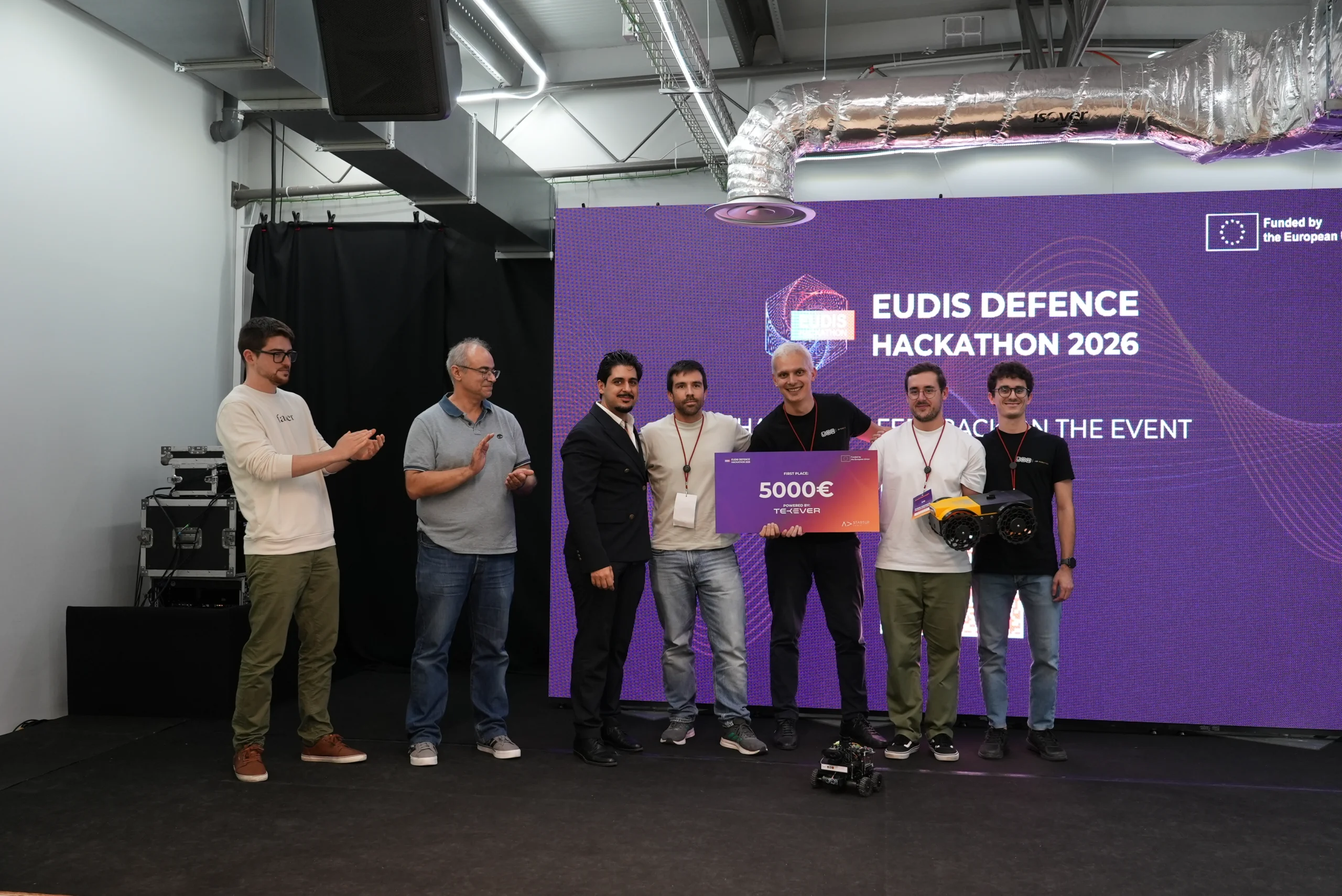 Winning team Vale, Norway, EUDIS Hackathon Autumn 2026